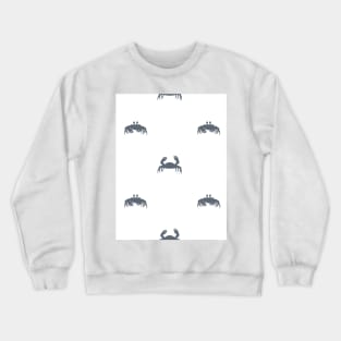 Silhouette seamless pattern of crabs Crewneck Sweatshirt